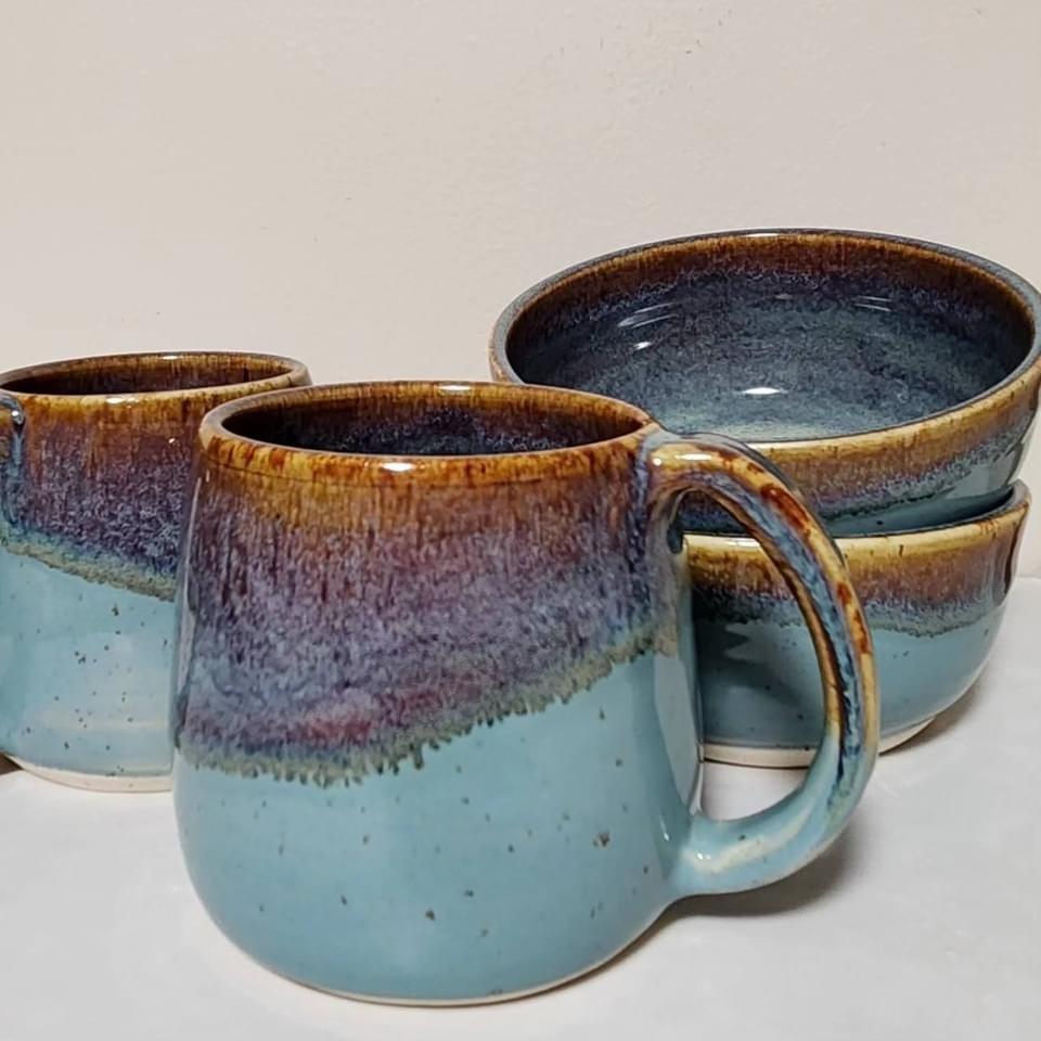 Iron Lustre combo mug by Jennifer Tavares