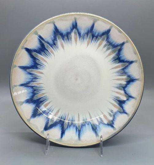 Teresa Sorrels Comeaux peacock plate