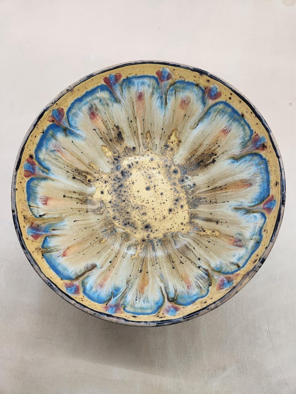 Kathy McGuire peacock bowl