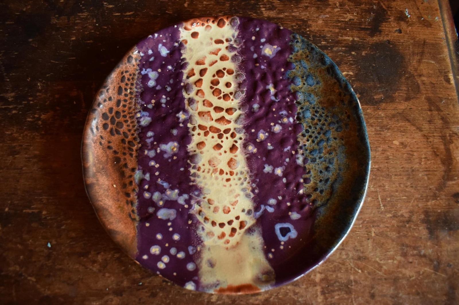 Textured plate by Jen McLean