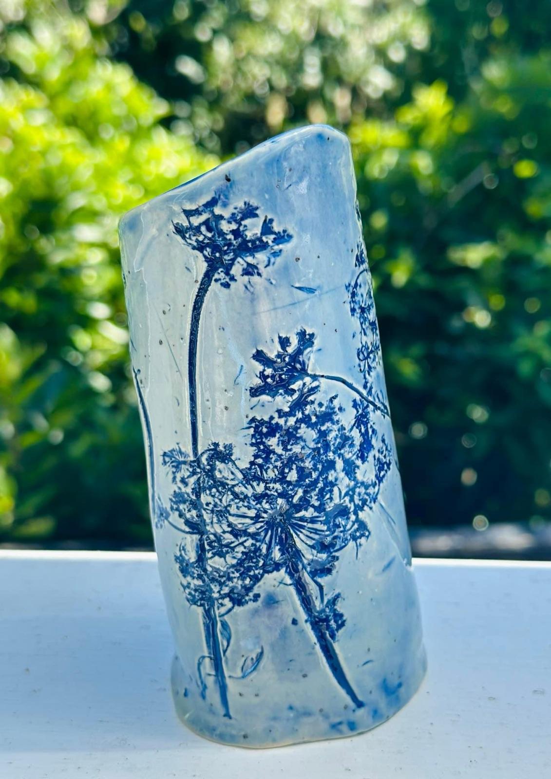 Beautiful textured vase by Jennifer Meech