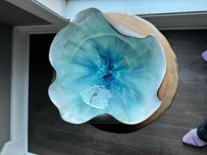 Blue Laguna bowl by Meg Varner Miller