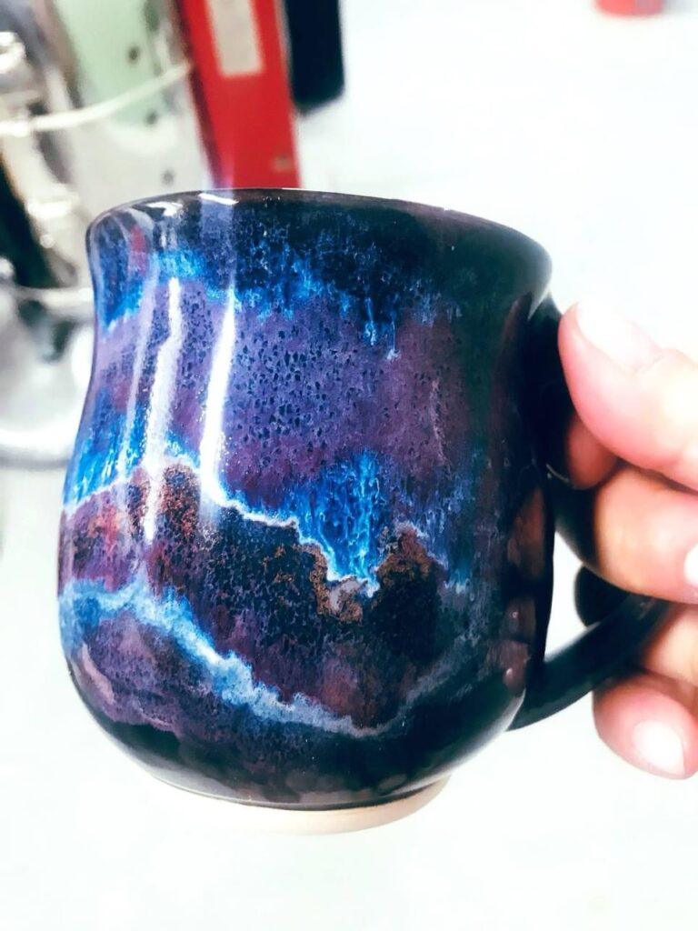 Nothern lights mug by Maria Sarantidis Habib