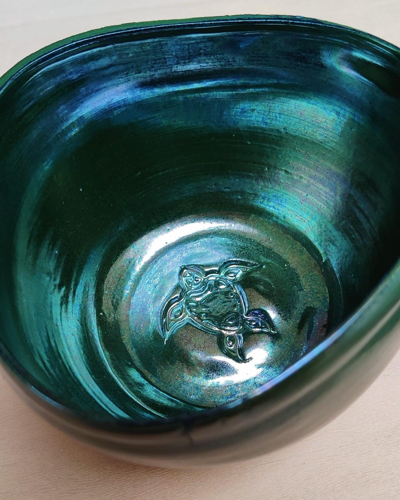 June Bug glazed bowl by Glenn Hess