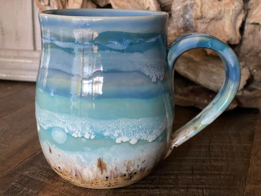 Sand & sea mug by Stefanie Montana