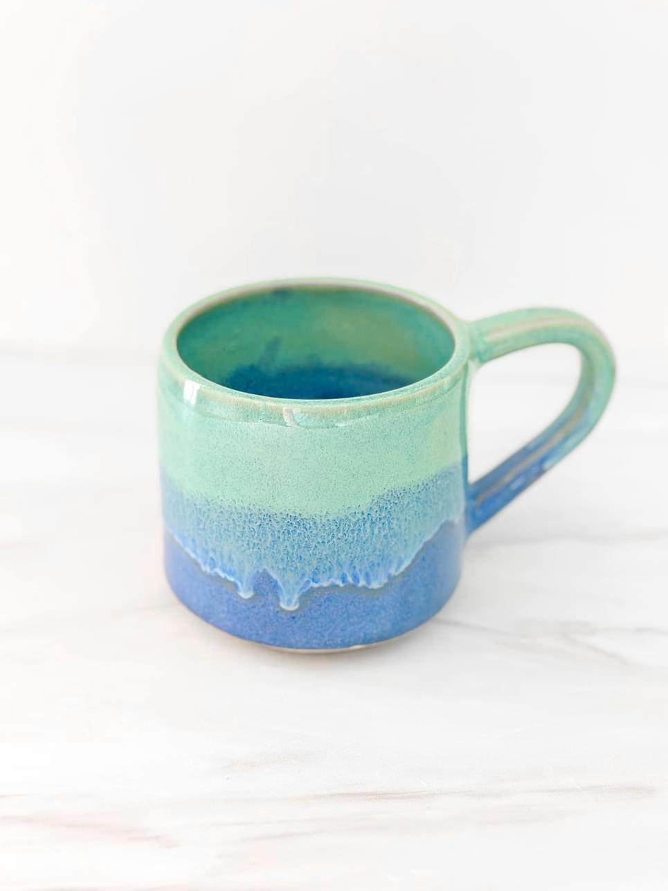 EnchantMint and Thalassophile Blue Mug by Tori Tippin