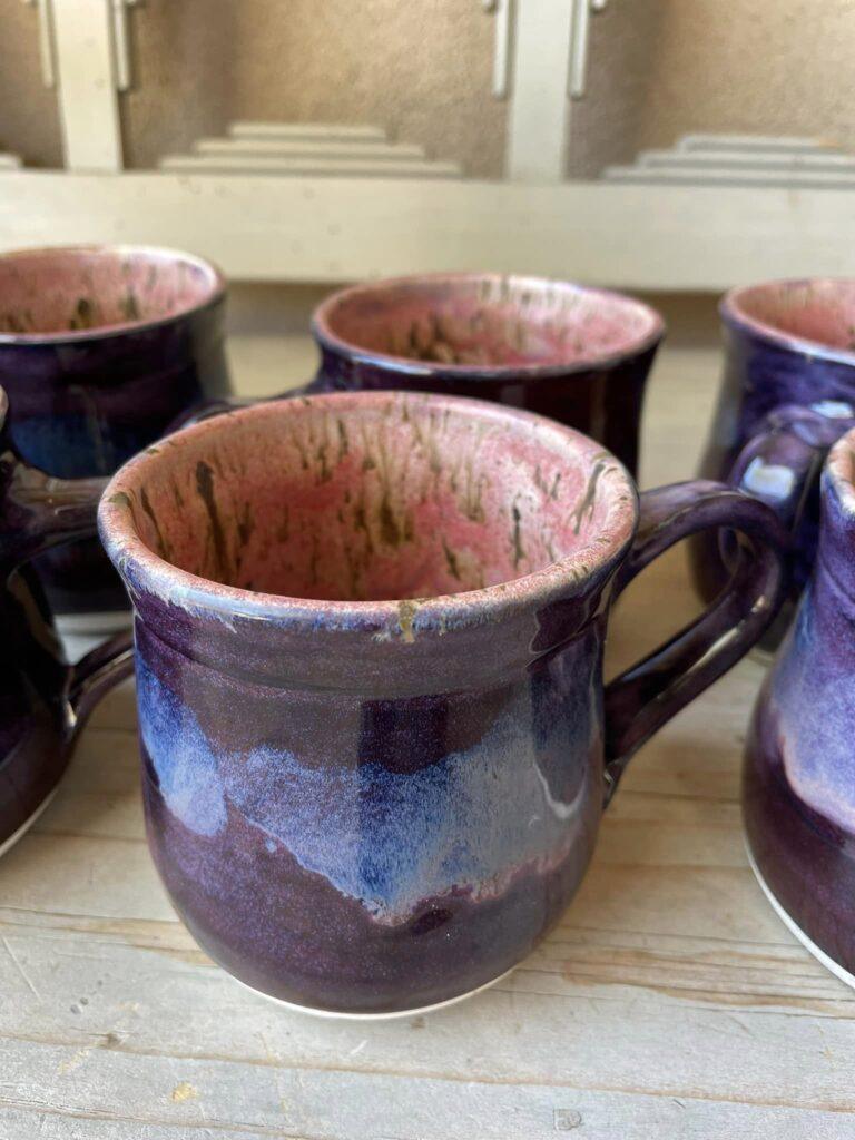 Amethyst Galaxy Mug by Georgina Gibson