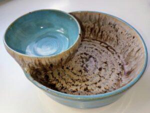 Stoneware tableware set by Alison Leeming