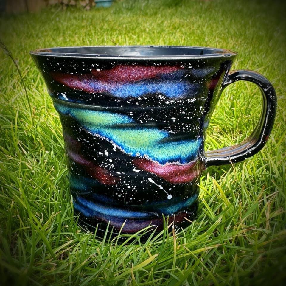 Galaxy Combo Mug By Elizabeth Crawford