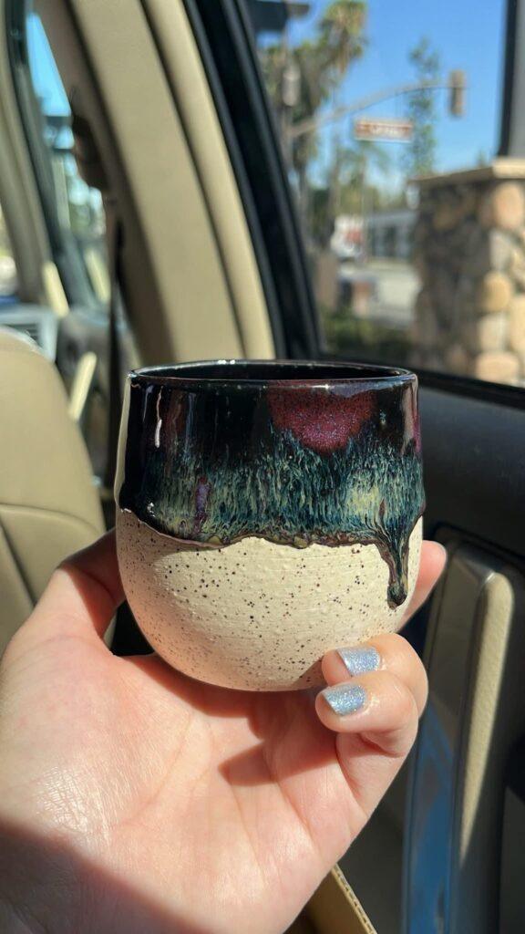 Obsidian, Merlot and Jasper Combo Tumbler by Olivia Hirsch