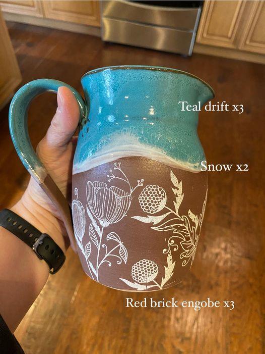 Turquoise mug by Michelle Ward