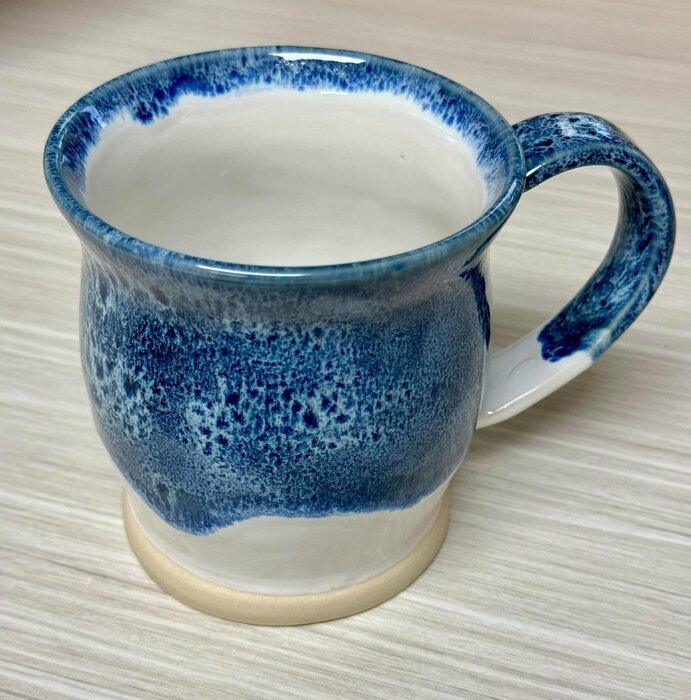 Ocean Blue Mug by Leigh Ann Naus