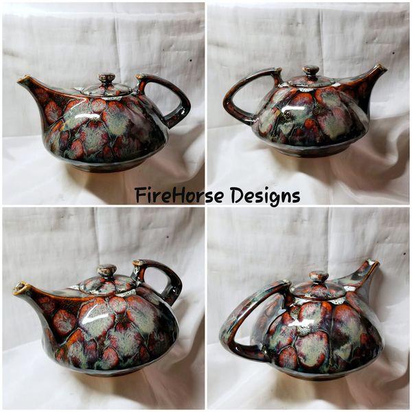 Frozen Pond Teapot by Cheryl Farrens