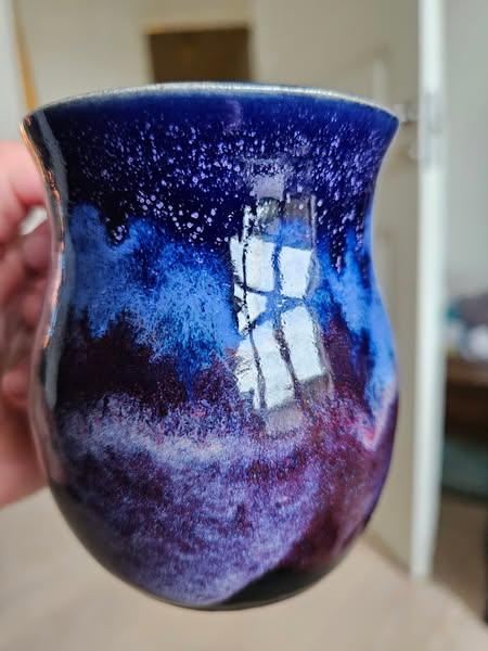 Northern Lights Mug by Bibi Lene Bruun Andersen