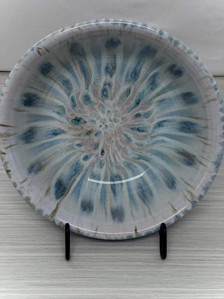 Peacock Plate By Leigh-Ann Naus